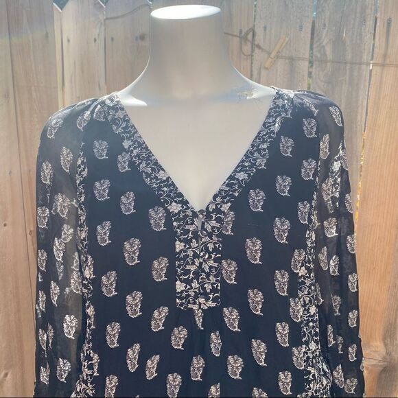 Joie Kessler Printed Silk Dress size medium - Picture 12 of 13